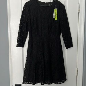 Sam Edelman Black laced dress; NWT